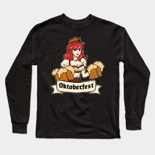 Oktoberfest Girl - For Beer Lovers Long Sleeve T-Shirt